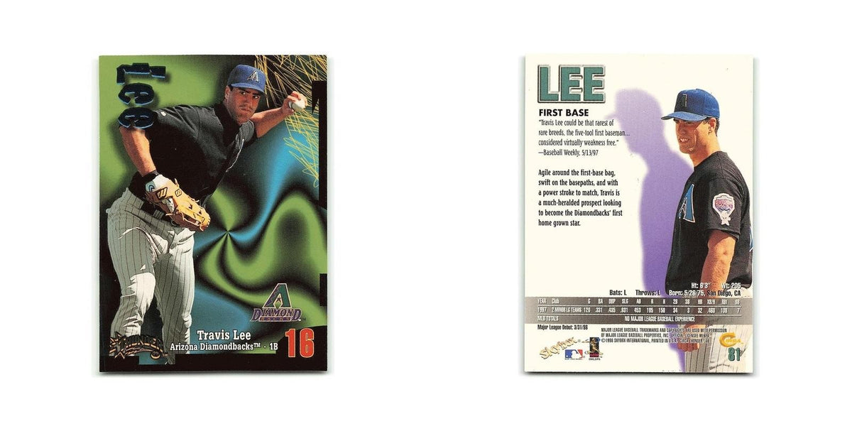 Travis Lee 1998 Circa Thunder #81 Arizona Diamondbacks Baseball Card NM