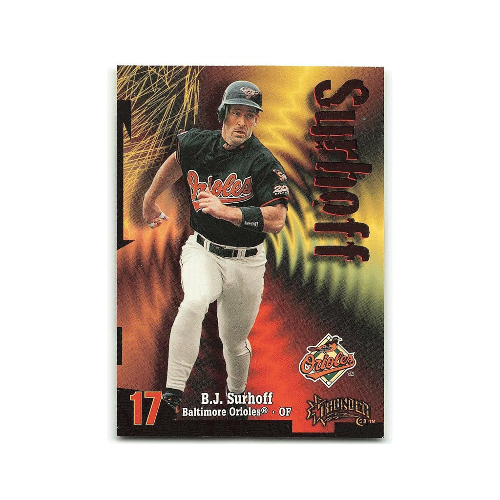 B.J. Surhoff 1998 Circa Thunder #169 Baltimore Orioles Baseball Card NM