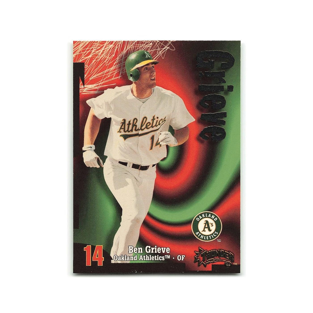 Ben Grieve 1998 Circa Thunder #1 Oakland Athletics Baseball Card NM
