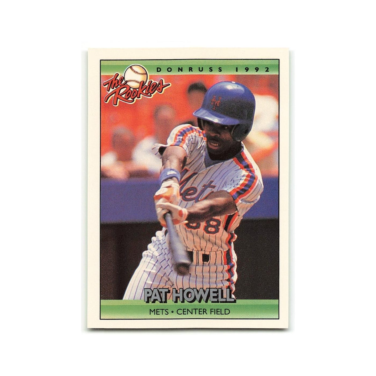 Pat Howell Rookie 1992 Donruss The Rookies #55 New York Mets Baseball Card NM