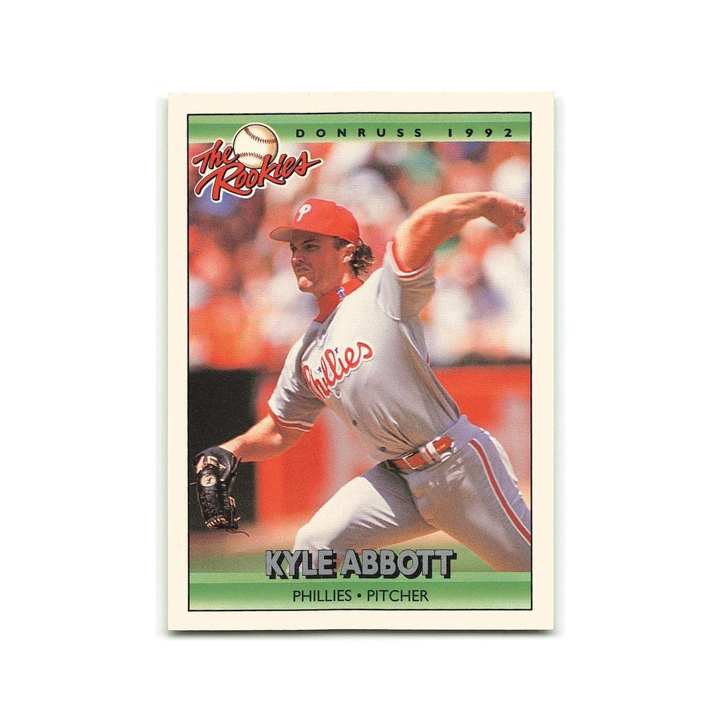 Kyle Abbott Rookie 1992 Donruss The Rookies #1 Philadelphia Phillies NM