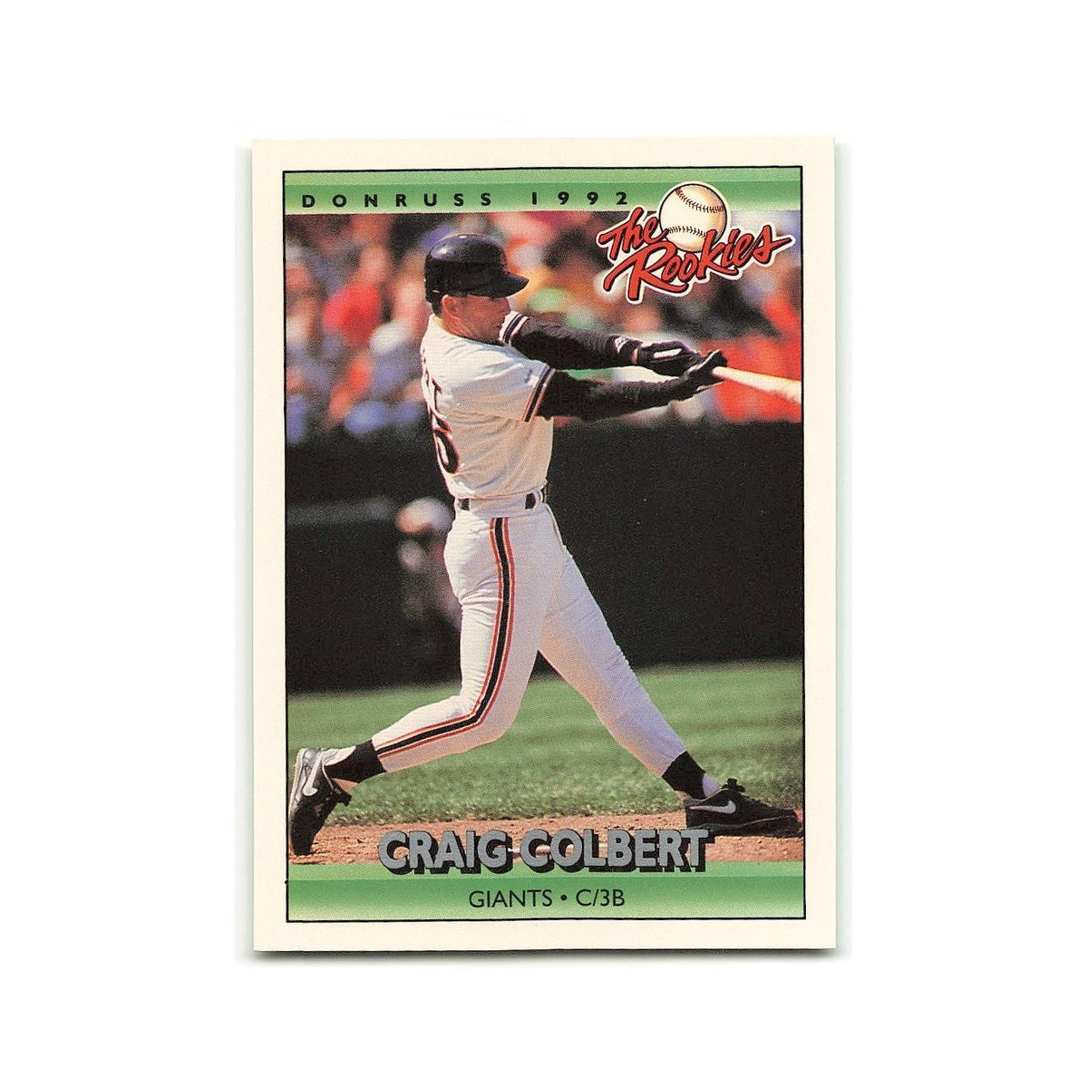 Craig Colbert Rookie 1992 Donruss The Rookies #26 San Francisco Giants NM