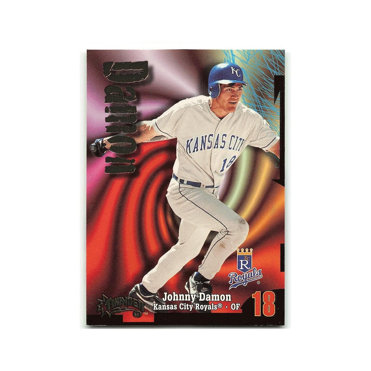Johnny Damon 1998 Circa Thunder #235 Kansas City Royals Baseball Card NM