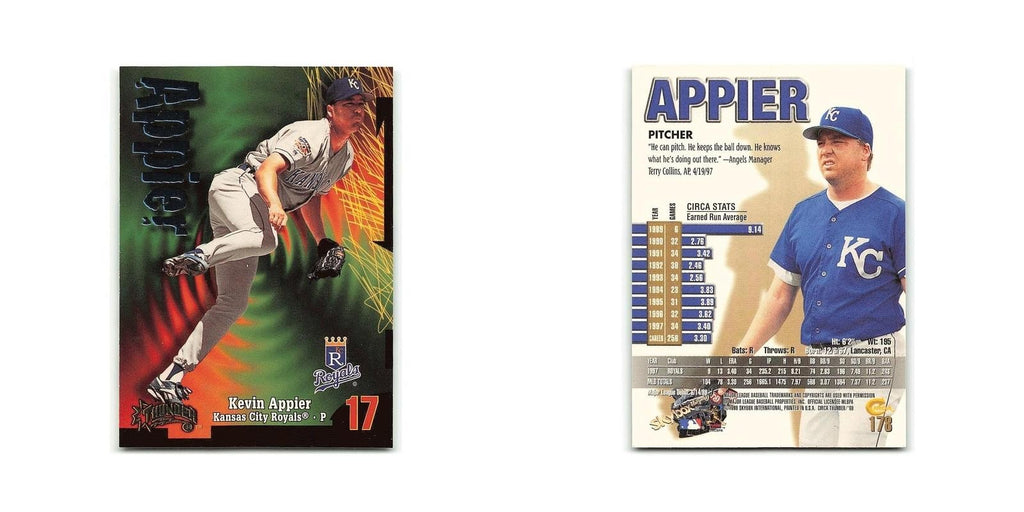 Kevin Appier 1998 Circa Thunder #178 Kansas City Royals Baseball Card NM
