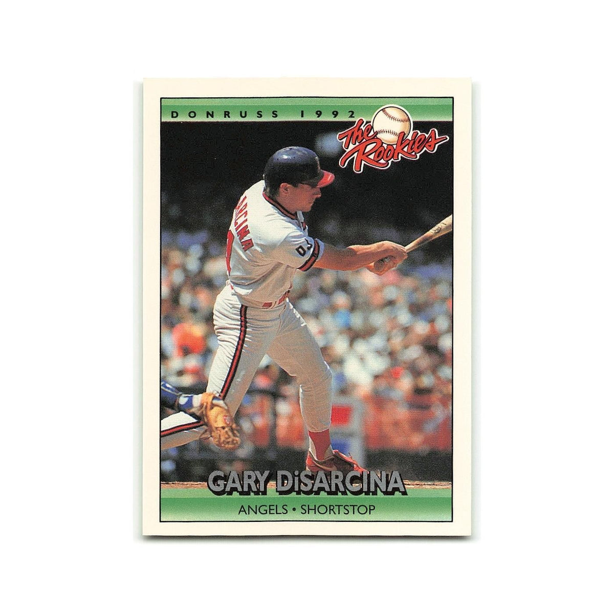 Gary DiSarcina Rookie 1992 Donruss The Rookies #32 California Angels NM