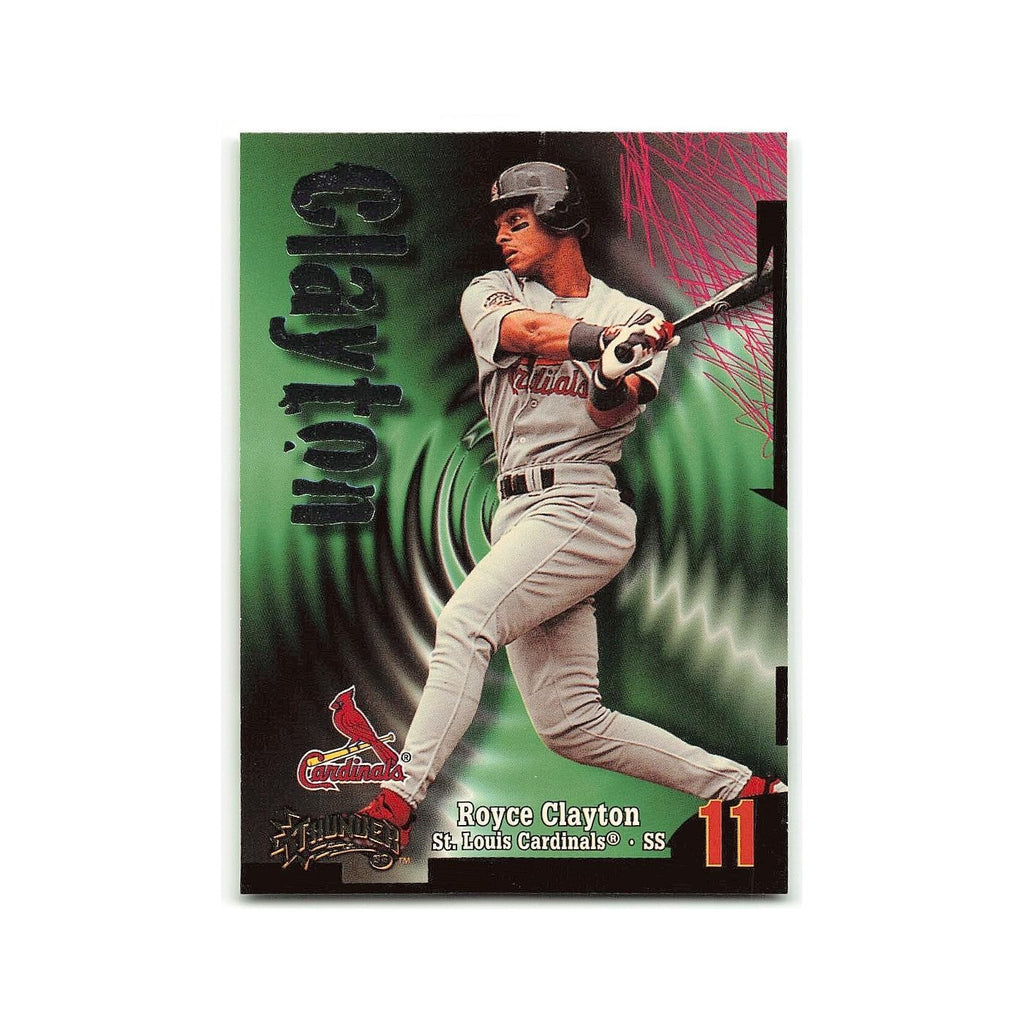 Royce Clayton 1998 Circa Thunder #158 St. Louis Cardinals Baseball Card NM