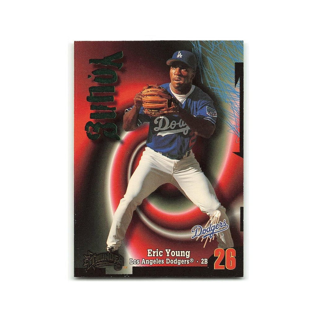 Eric Young 1998 Circa Thunder #120 Los Angeles Dodgers Baseball Card NM