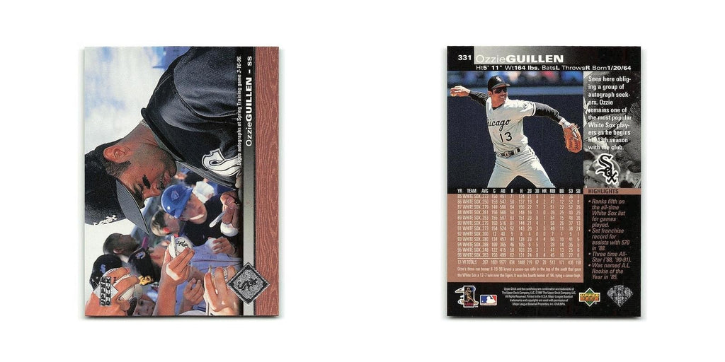 Ozzie Guillen 1997 Upper Deck #331 Chicago White Sox Baseball Card NM