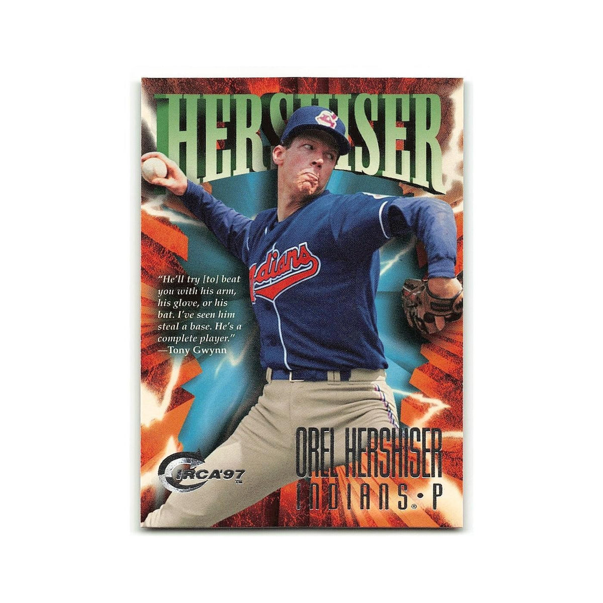 Orel Herbiser 1997 Circa #193 Cleveland Indians Baseball Card NM