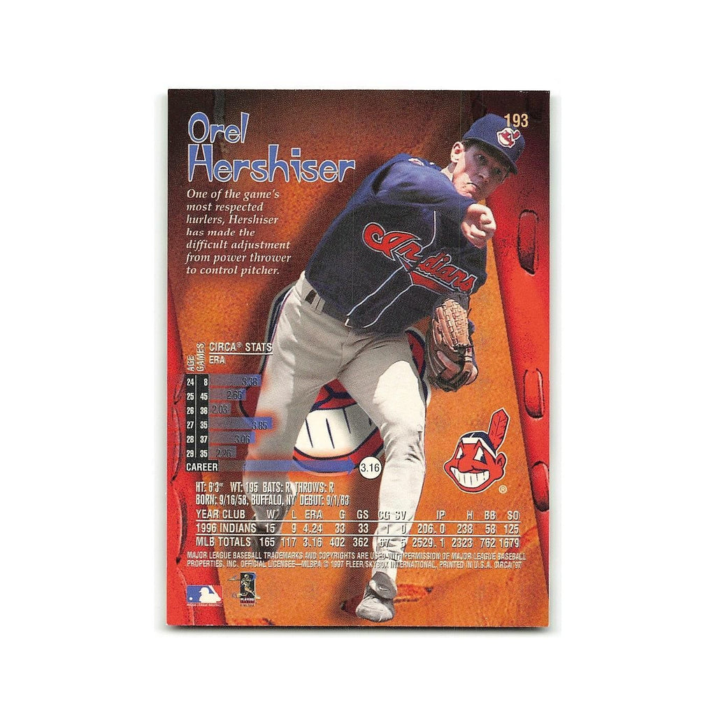 Orel Herbiser 1997 Circa #193 Cleveland Indians Baseball Card NM