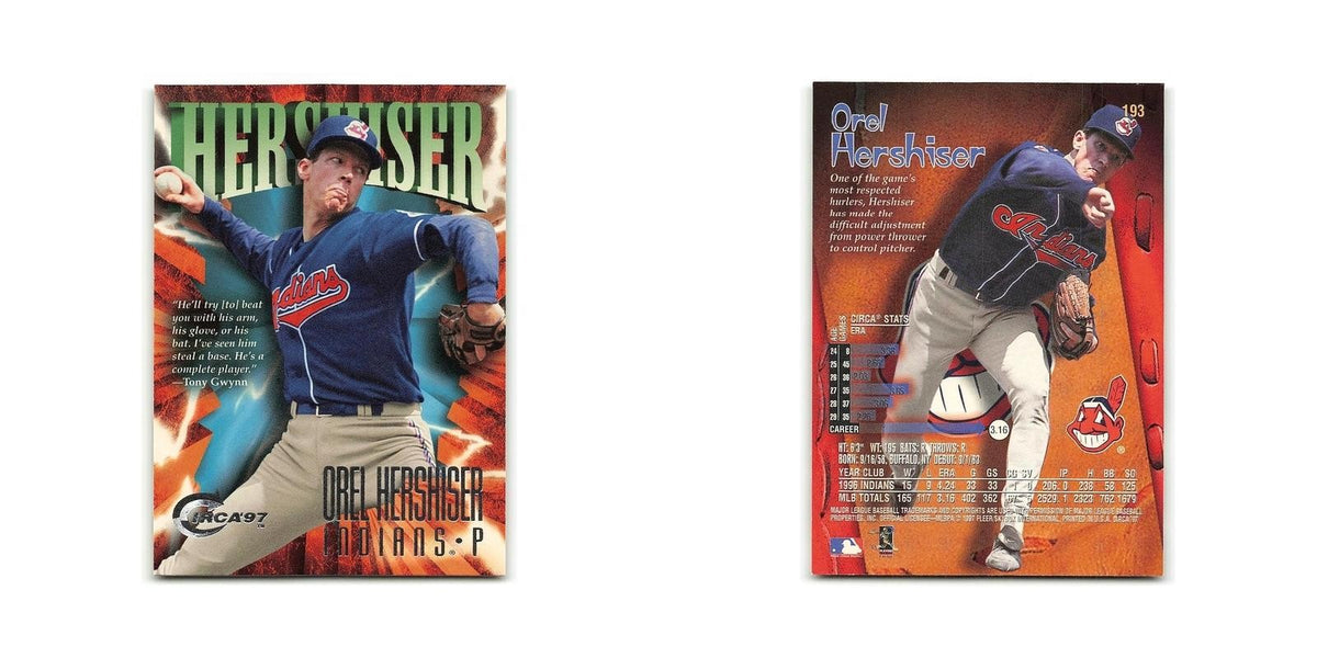 Orel Herbiser 1997 Circa #193 Cleveland Indians Baseball Card NM