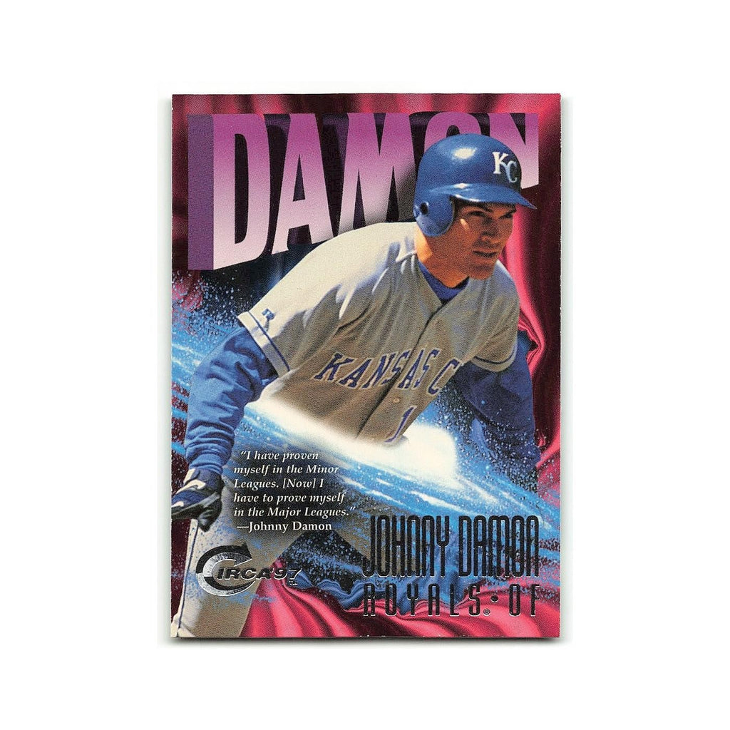 Johnny Damon 1997 Circa #111 Kansas City Royals Baseball Card NM
