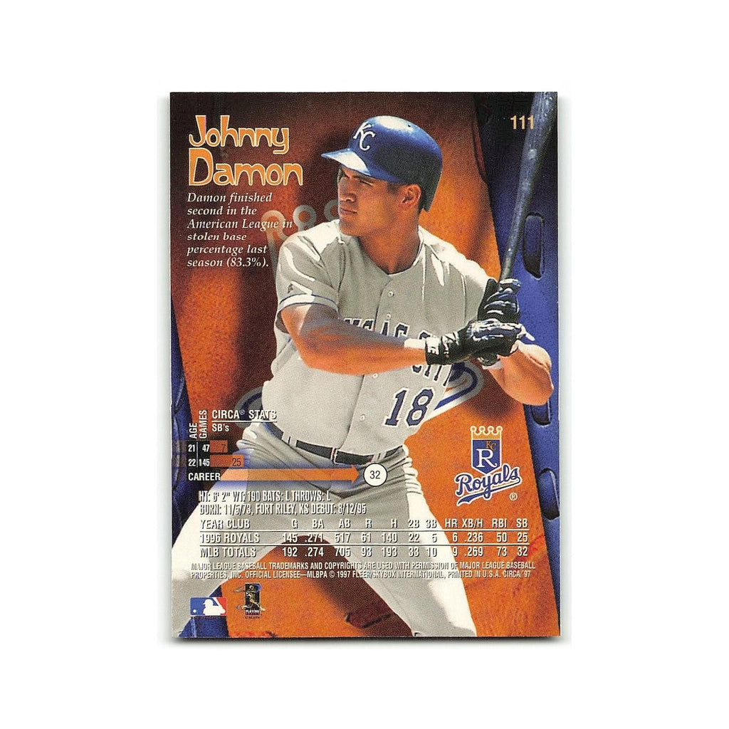 Johnny Damon 1997 Circa #111 Kansas City Royals Baseball Card NM
