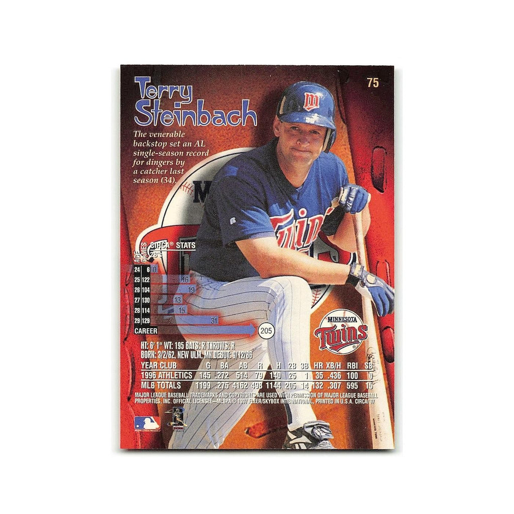 Terry Steinbach 1997 Circa #75 Minnesota Twins Baseball Card NM