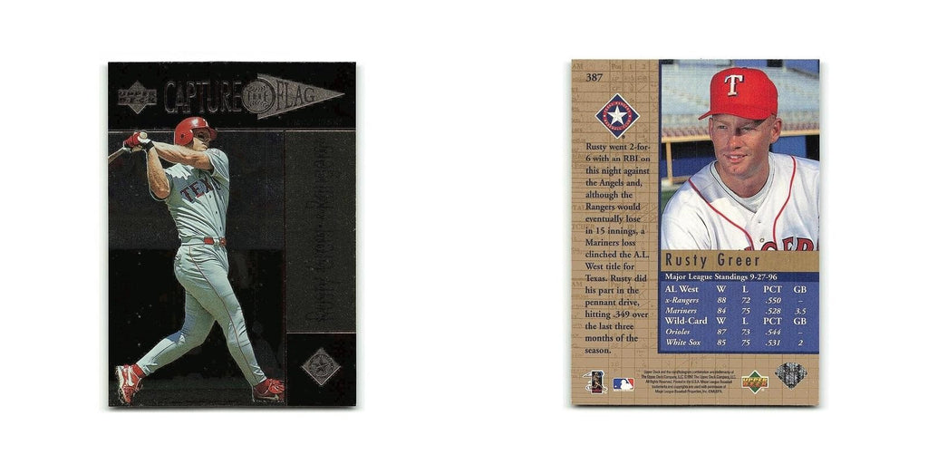 Rusty Greer 1997 Upper Deck #387 Chicago Cubs Baseball Card NM