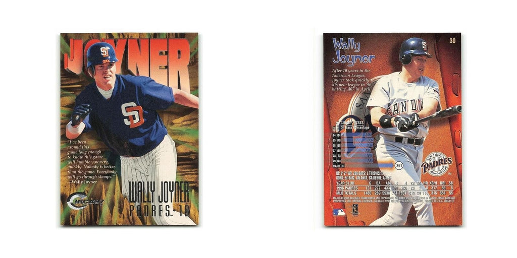 Wally Joyner 1997 Circa #30 San Diego Padres Baseball Card NM