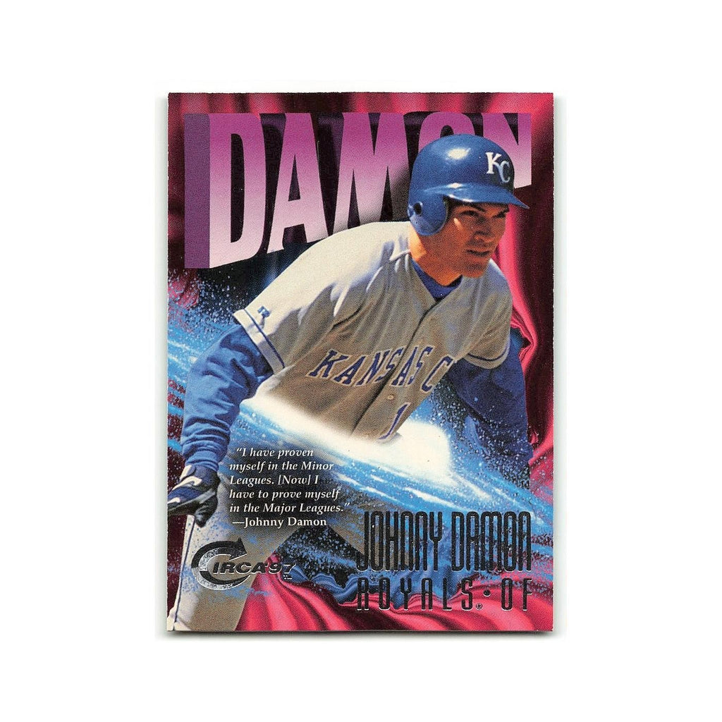 Johnny Damon 1997 Circa #111 Kansas City Royals Baseball Card NM
