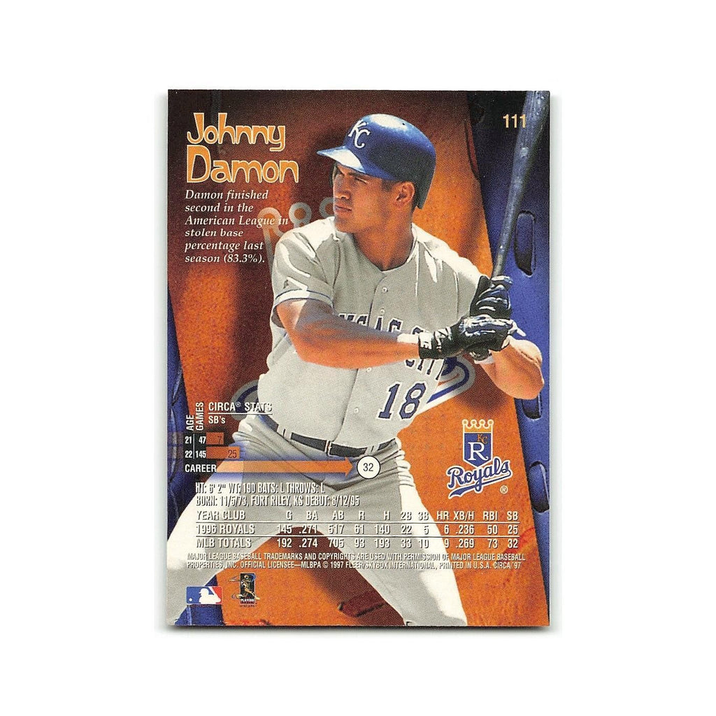 Johnny Damon 1997 Circa #111 Kansas City Royals Baseball Card NM