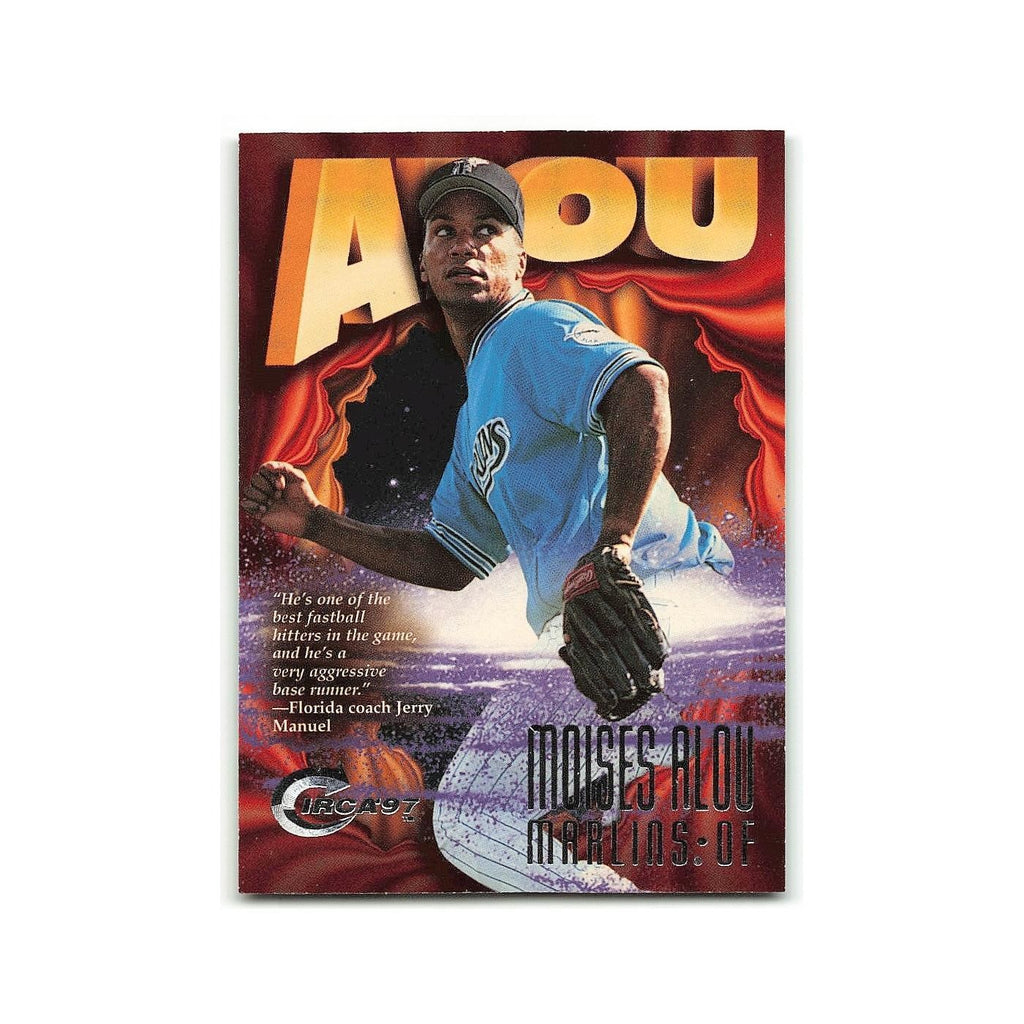 Moises Alou 1997 Circa #126 Florida Marlins Baseball Card NM
