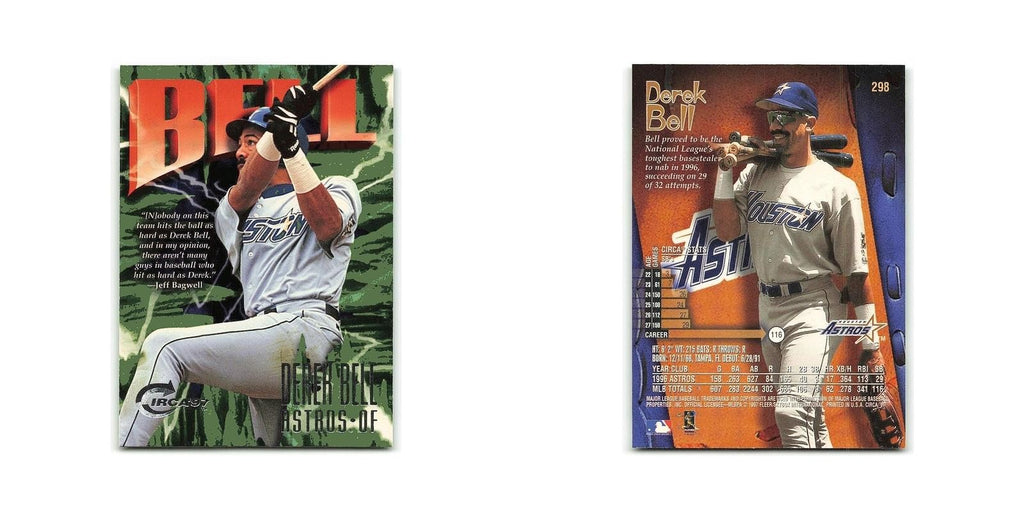 Derek Bell 1997 Circa #298 Houston Astros Baseball Card NM
