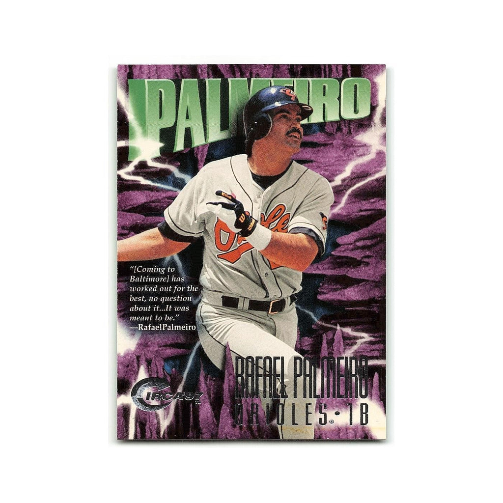 Rafael Palmeiro 1997 Circa #198 Baltimore Orioles Baseball Card NM