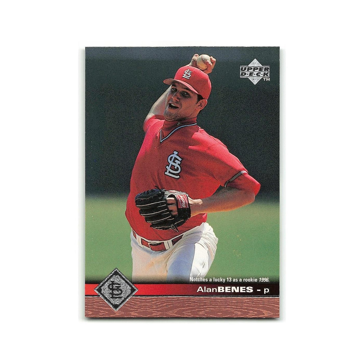 Andy Benes 1997 Upper Deck #466 St. Louis Cardinals Baseball Card NM