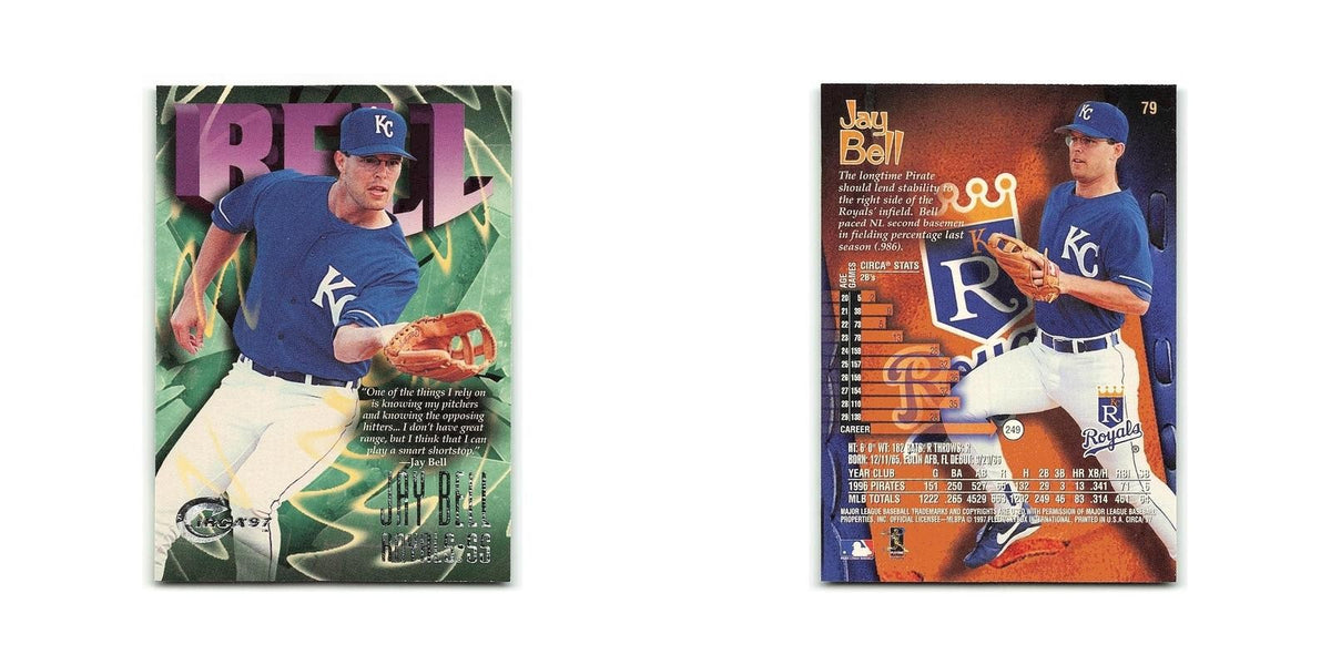 Jay Bell 1997 Circa #79 Kansas City Royals Baseball Card NM
