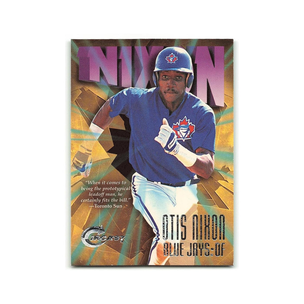 Otis Nixon 1997 Circa #320 Toronto Blue Jays Baseball Card NM