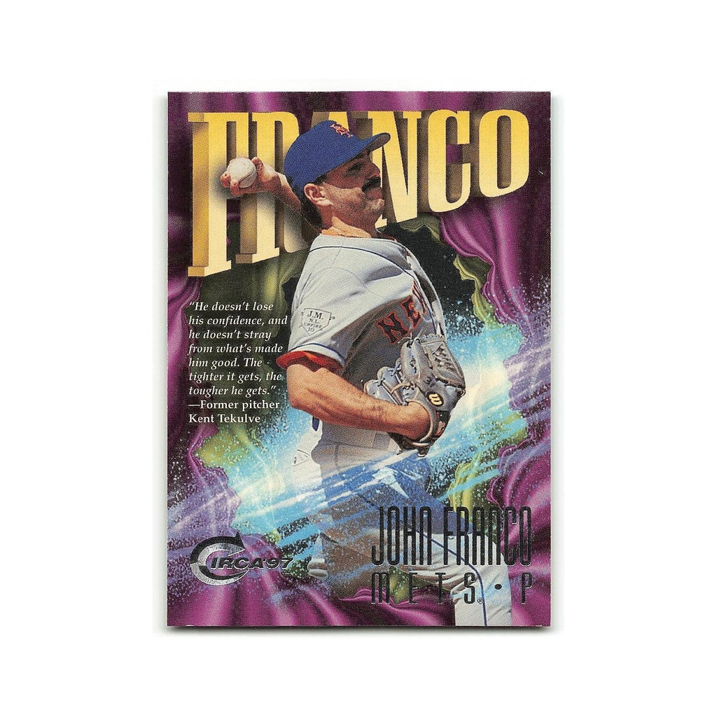 John Franco 1997 Circa #281 New York Mets Baseball Card NM