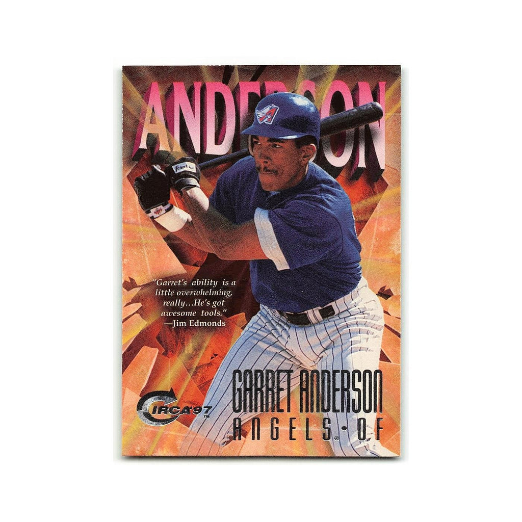 Garret Anderson 1997 Circa #115 Anaheim Angels Baseball Card NM