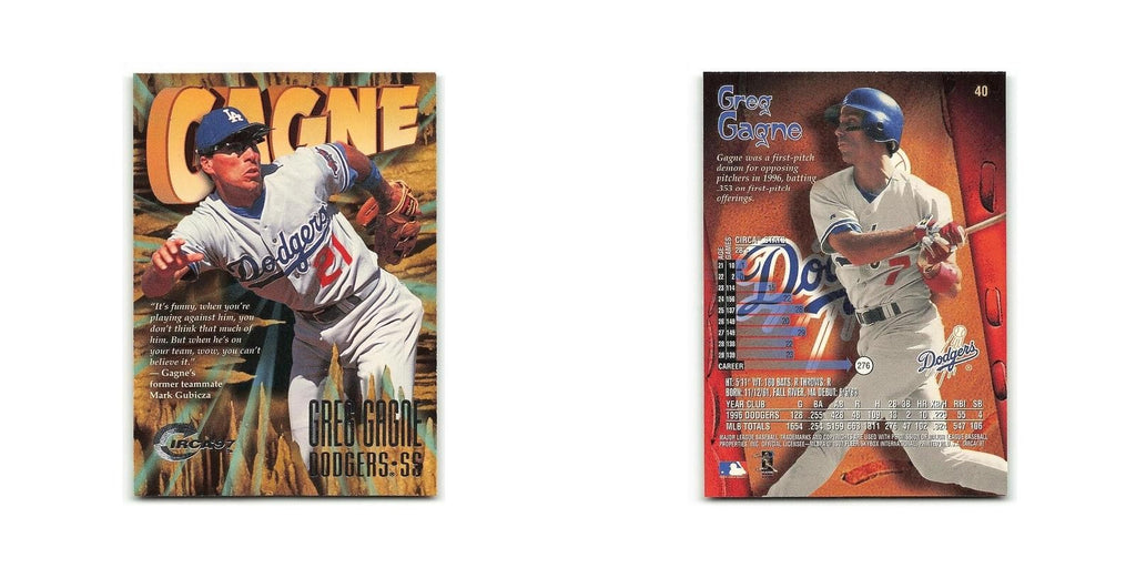 Greg Gagne 1997 Circa #40 Los Angeles Dodgers Baseball Card NM