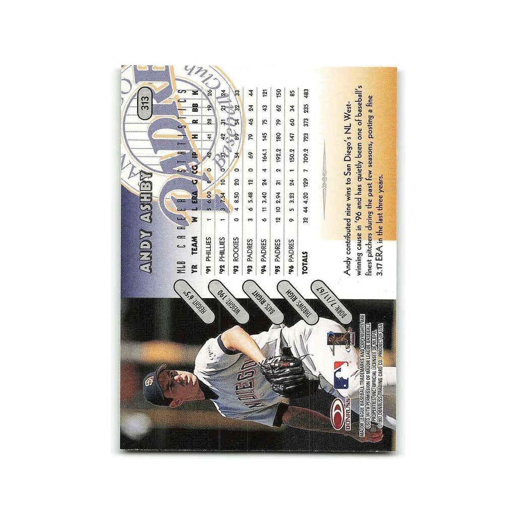 Andy Ashby 1997 Donruss #313 San Diego Padres Baseball Card NM