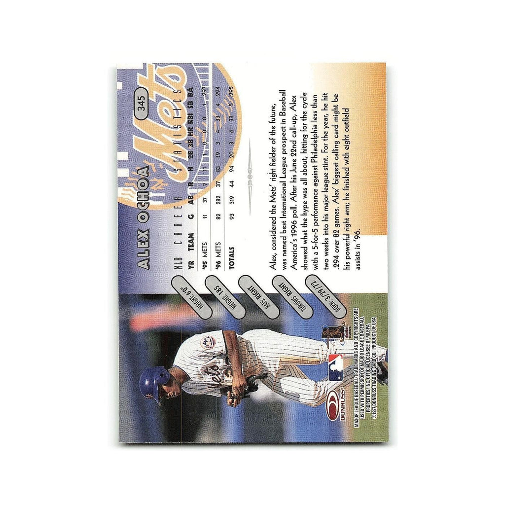 Alex Ochoa 1997 Donruss #345 New York Mets Baseball Card NM