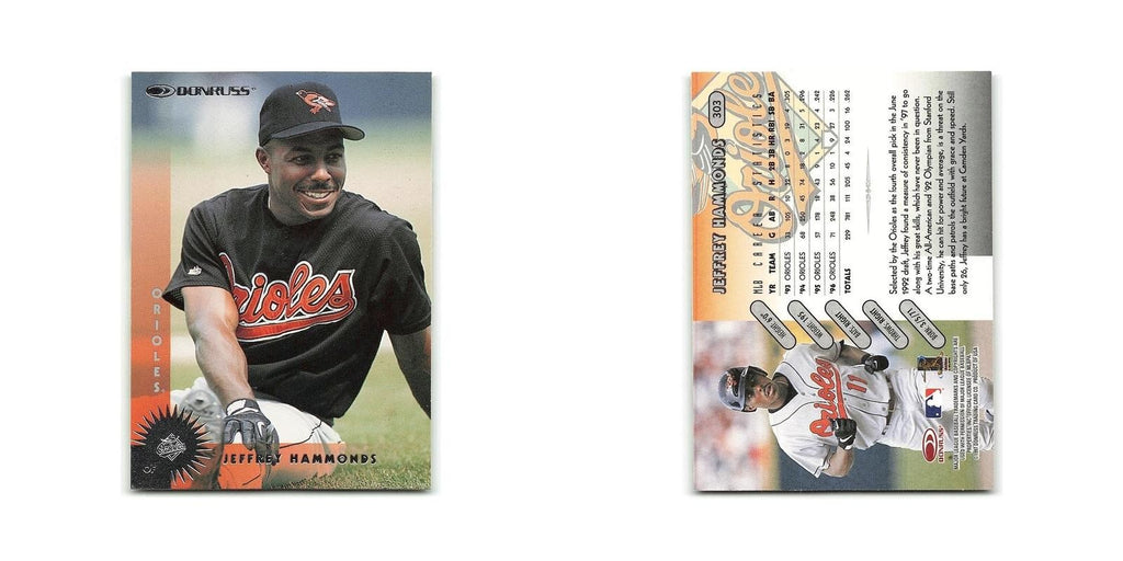 Jeffrey Hammonds 1997 Donruss #303 Baltimore Orioles Baseball Card NM