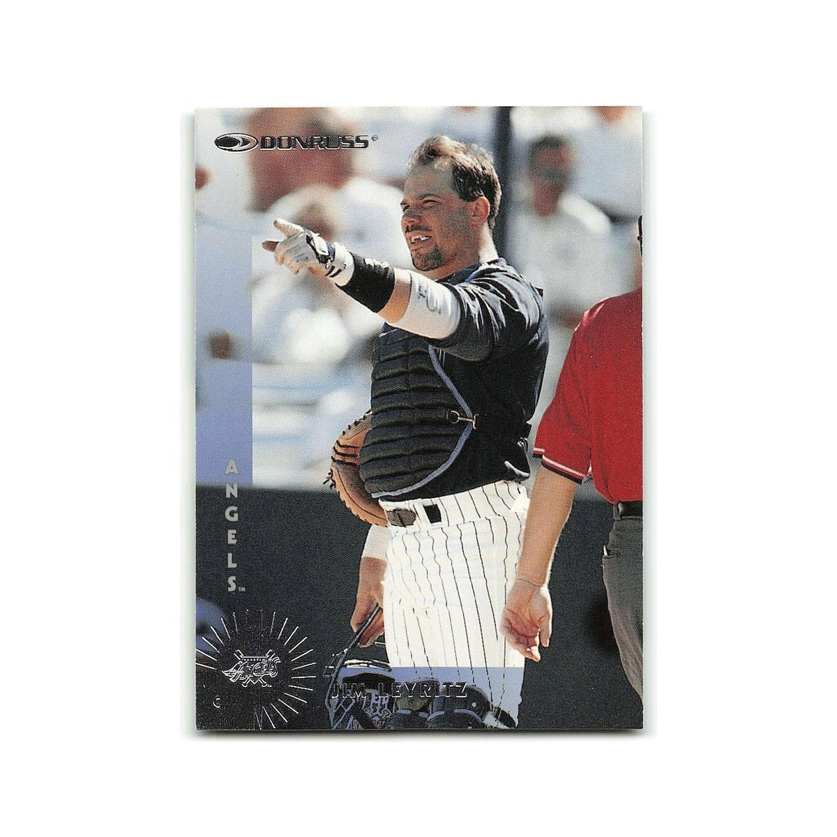 Jim Leyritz 1997 Donruss #339 Anaheim Angels Baseball Card NM