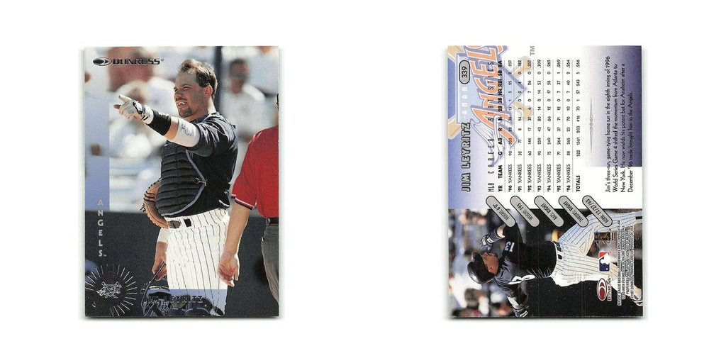 Jim Leyritz 1997 Donruss #339 Anaheim Angels Baseball Card NM