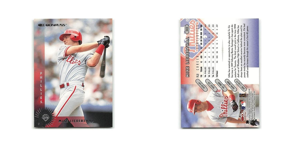 Mike Lieberthal 1997 Donruss #343 Philadelphia Phillies Baseball Card NM