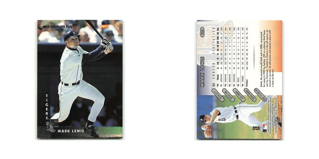 Mark Lewis 1997 Donruss #236 Detroit Tigers Baseball Card NM