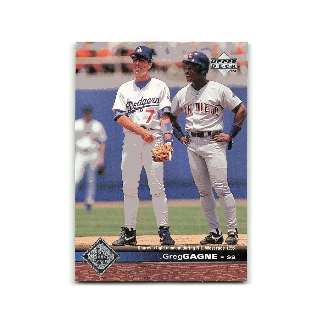 Greg Gagne 1997 Upper Deck #396 Los Angeles Dodgers Baseball Card NM