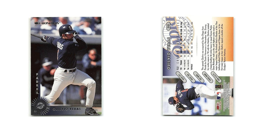 Quilvio Veras 1997 Donruss #310 San Diego Padres Baseball Card NM