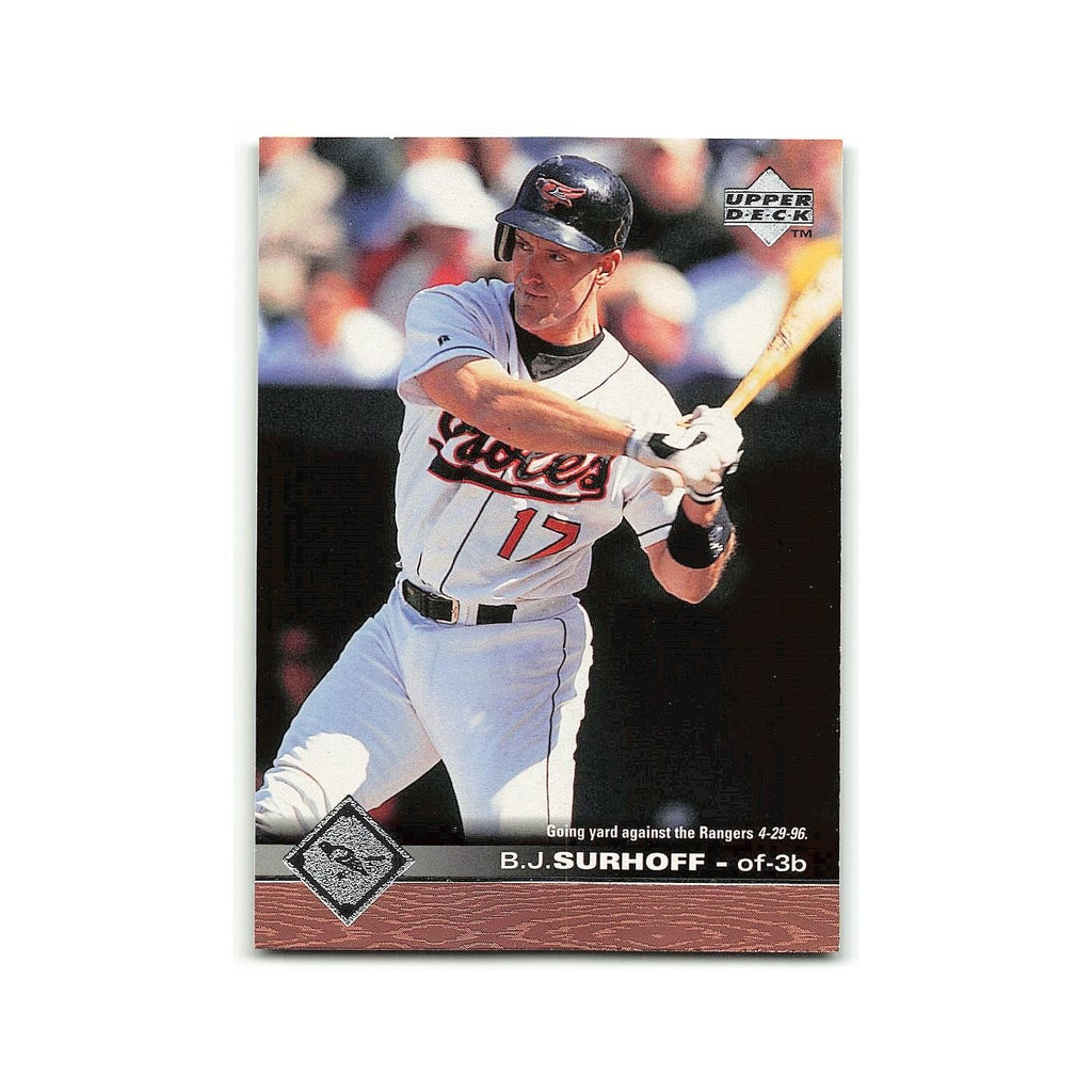 B.J. Surhoff 1997 Upper Deck #304 Baltimore Orioles Baseball Card NM