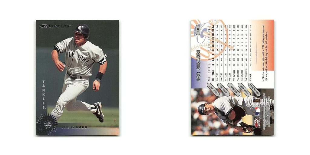 Joe Girardi 1997 Donruss #334 New York Yankees Baseball Card NM