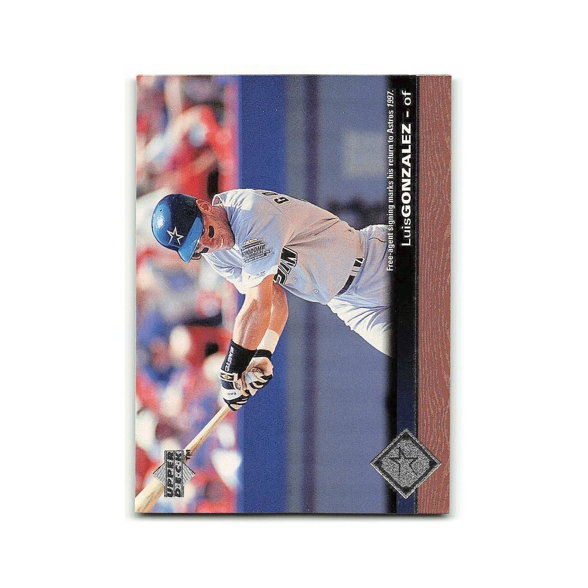 Luis Gonzalez 1997 Upper Deck #364 Houston Astros Baseball Card NM