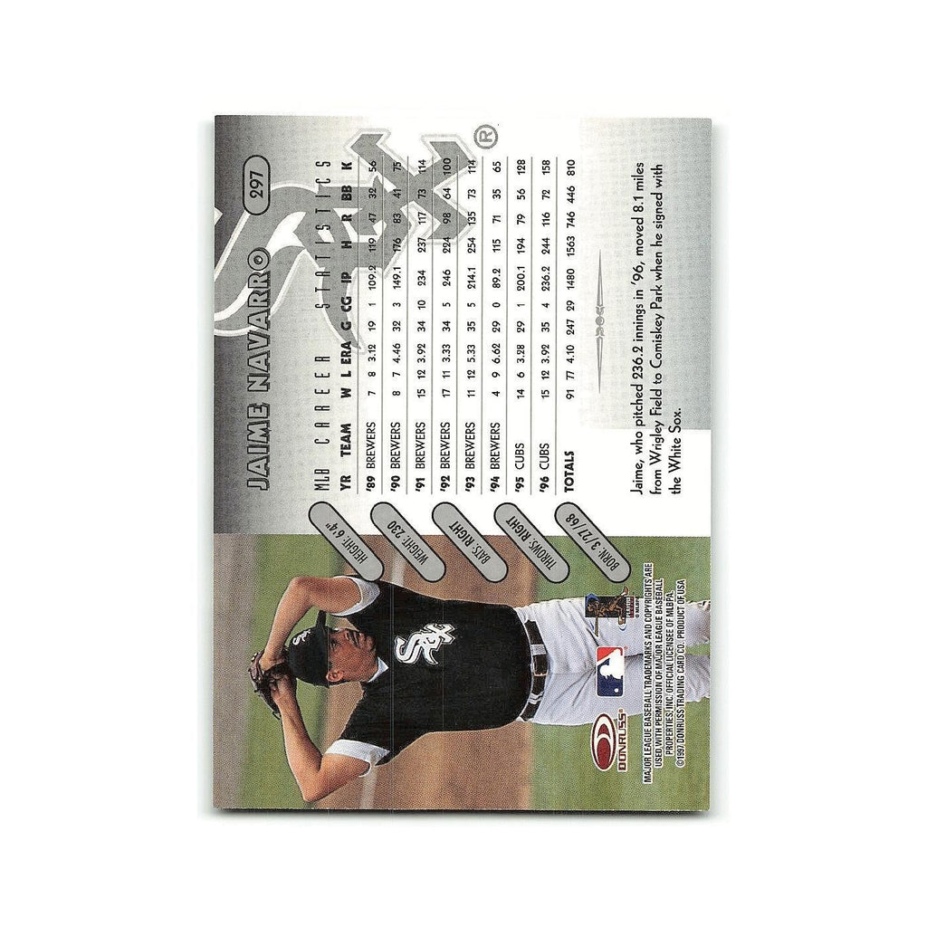 Jaime Navarro 1997 Donruss #297 Chicago White Sox Baseball Card NM