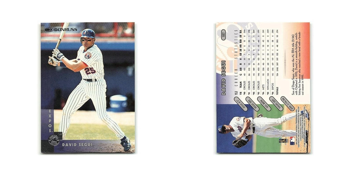 David Segui 1997 Donruss #187 Montreal Expos Baseball Card NM