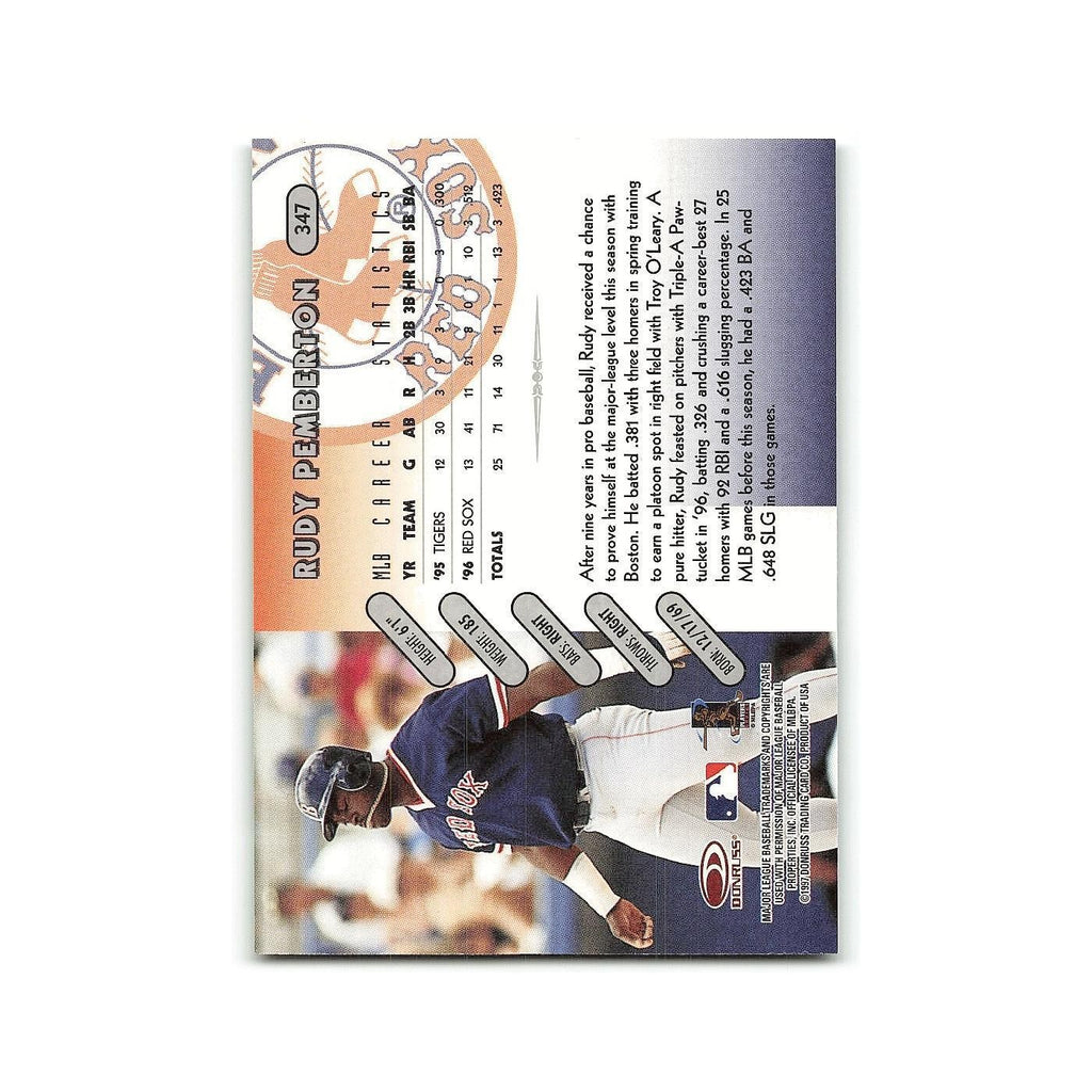 Rudy Pemberton 1997 Donruss #347 Boston Red Sox Baseball Card NM