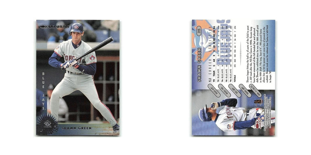 Shawn Green 1997 Donruss #315 Toronto Blue Jays Baseball Card NM