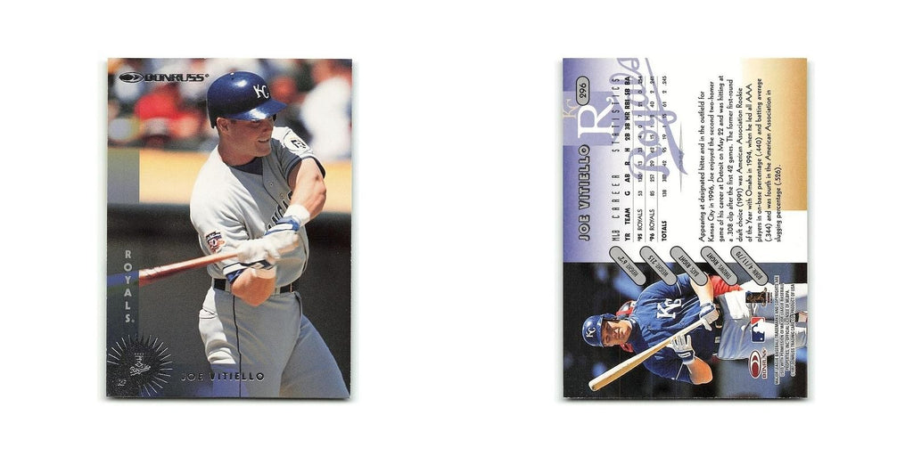 Joe Vitiello 1997 Donruss #296 Kansas City Royals Baseball Card NM