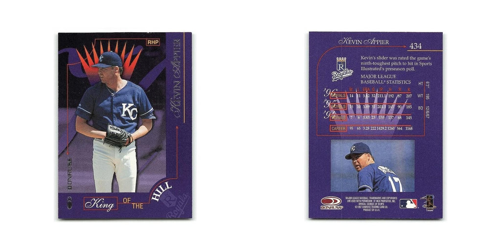 Kevin Appier 1997 Donruss #434 Kansas City Royals Baseball Card NM