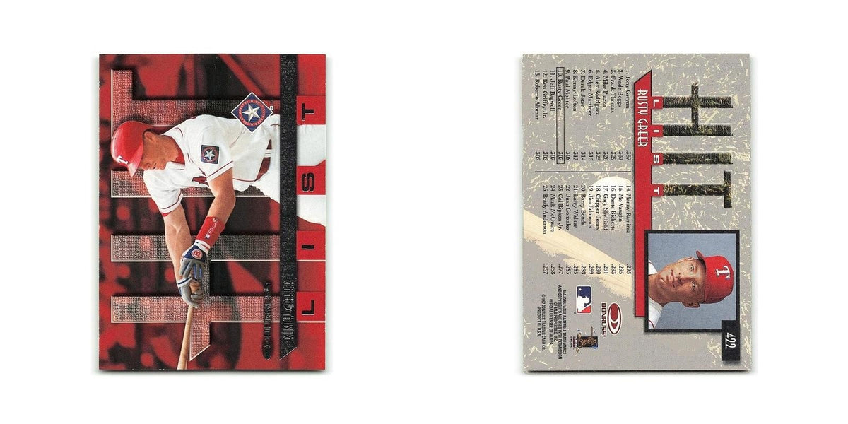 Rusty Greer 1997 Donruss #422 Texas Rangers Baseball Card NM